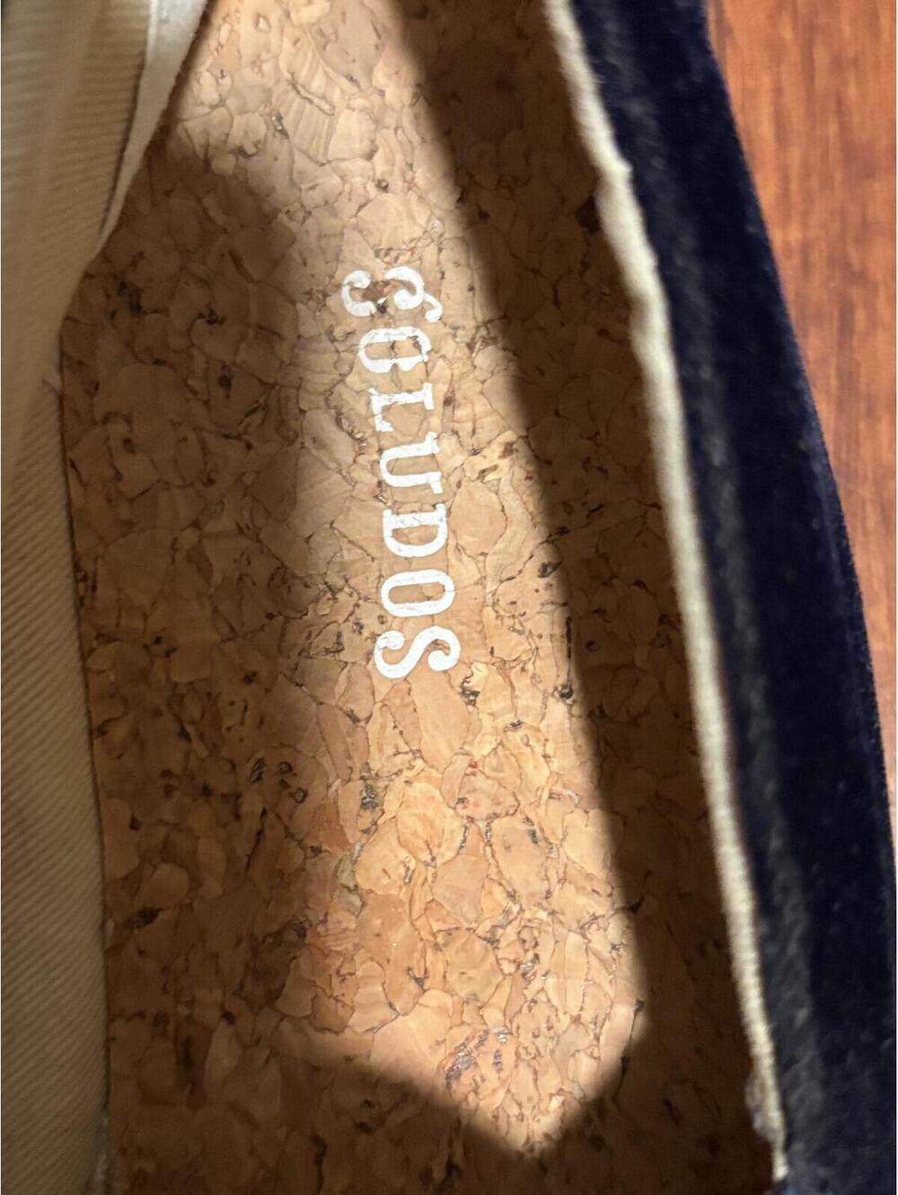 Anthropologie x Soludos Velvet Llama Smoking Slippers / Slip-On Flats - Picture 4 of 5